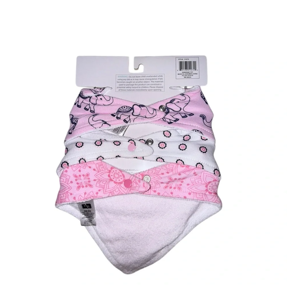 Hudson Baby Bandana 3 Bibs Set
